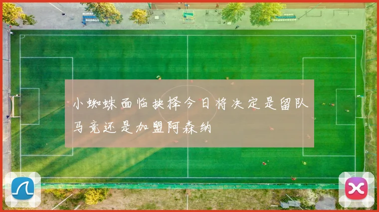 小蜘蛛面临抉择今日将决定是留队马竞还是加盟阿森纳